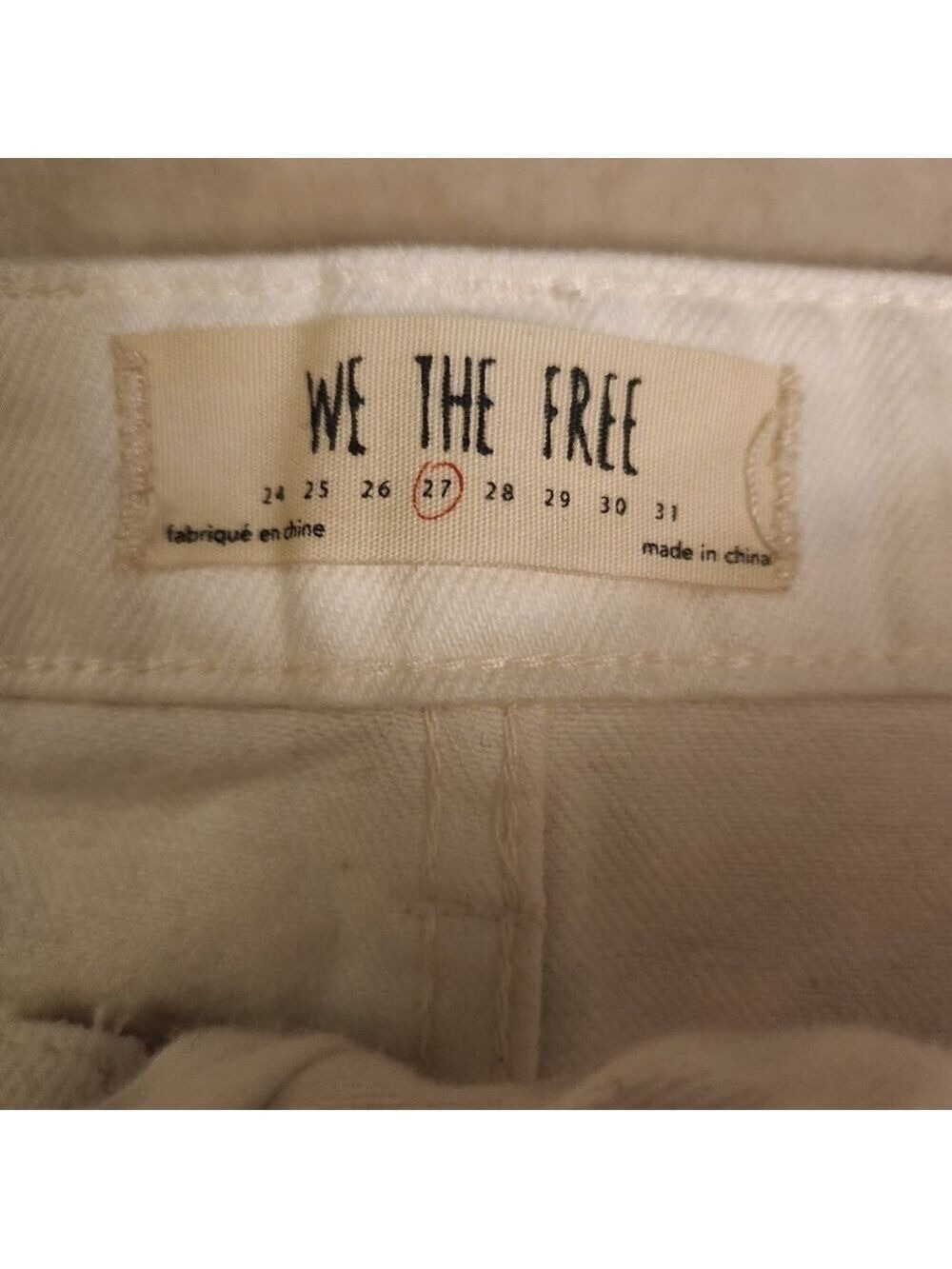 We The Free "Zip It Up" Vintage Denim Mini Skirt by Free People Sz: 4/27 Cotton - Picture 4 of 13